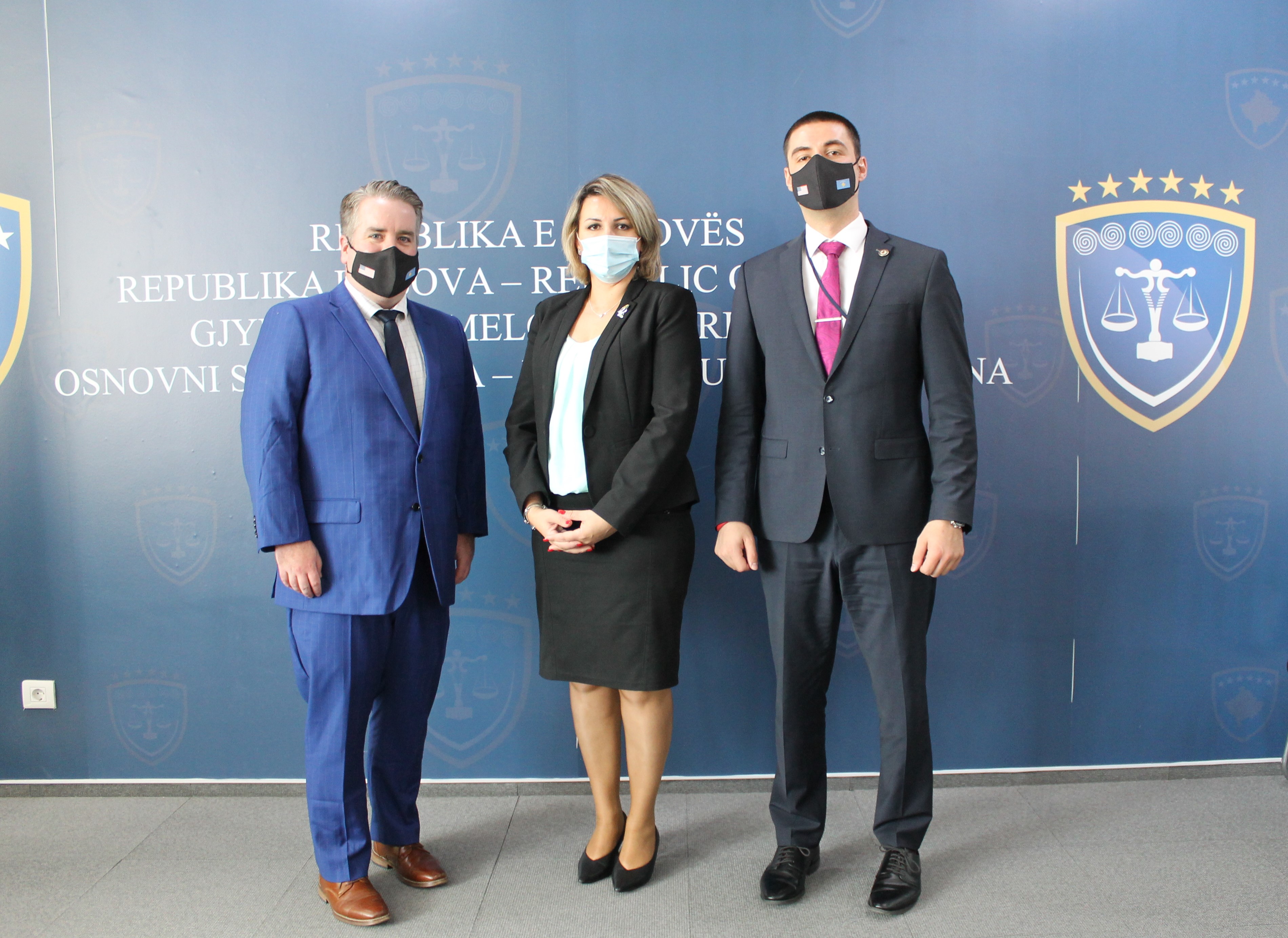 Kryetarja Shabani-Rama ka pritur në takim shefin e ri të Departamentit të Drejtësisë në Ambasadën Amerikane në Prishtinë