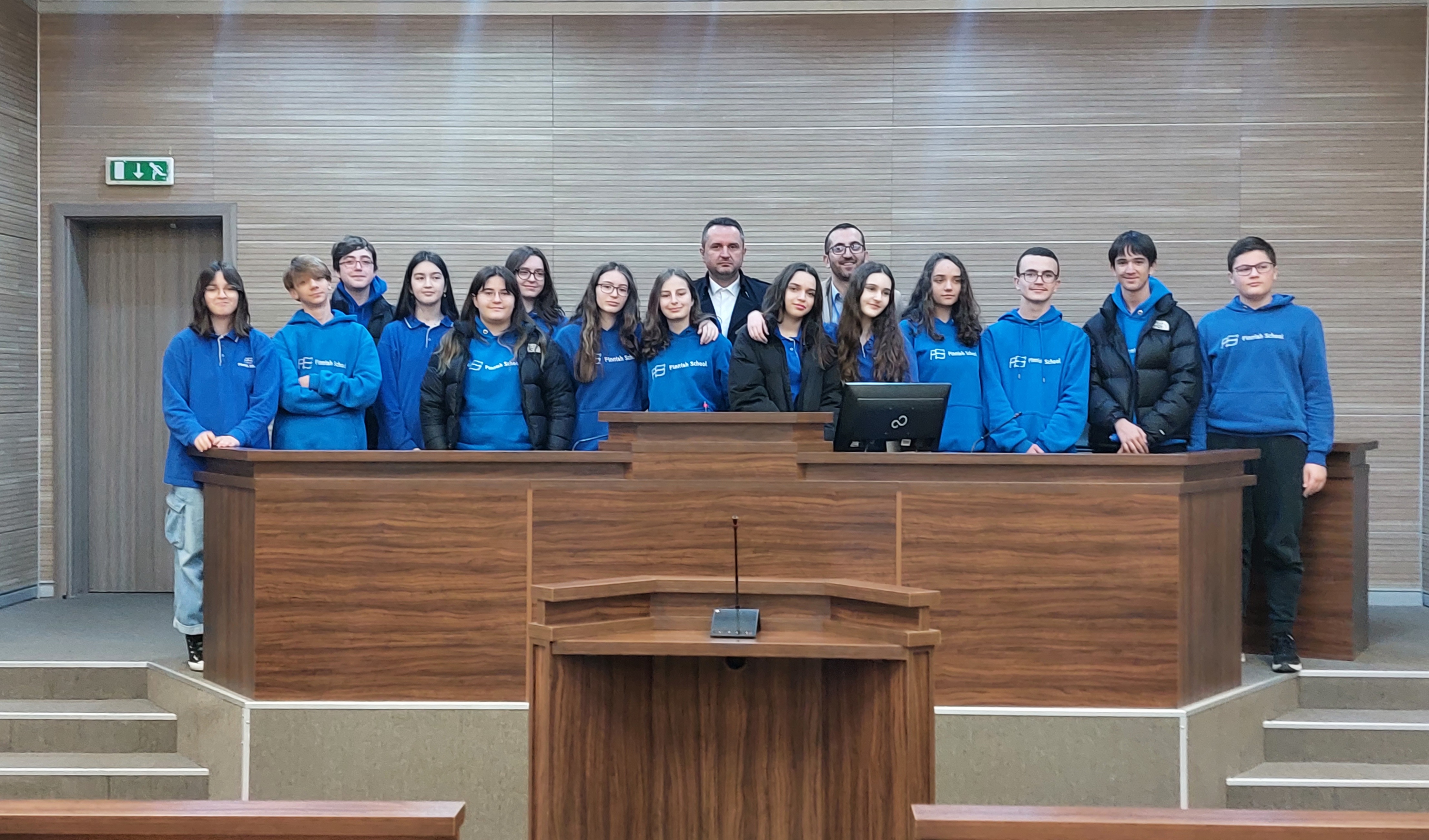 Nxënësit e shkollës Finlandeze vizitojnë Gjykatën Themelore në Prishtinë