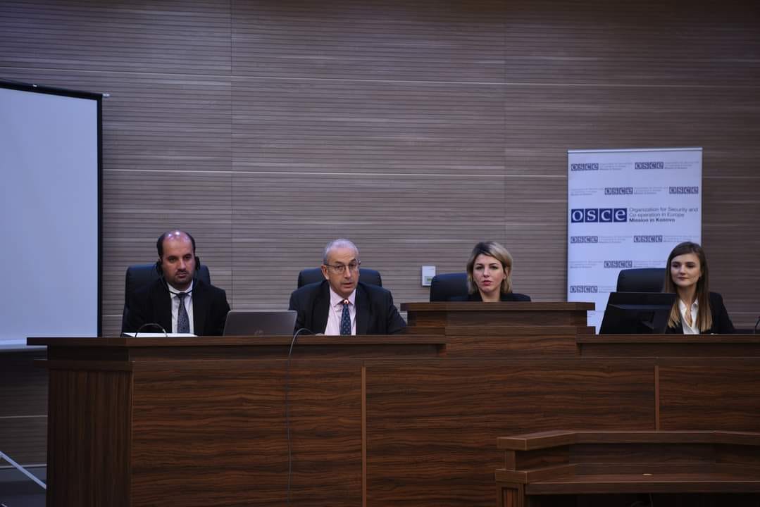 Kryetarja e gjykatës ka marrë pjesë në hapjen e trajnimit tre ditor të organizuar nga Departamenti i Demokratizimit në kuadër të OSBE -së